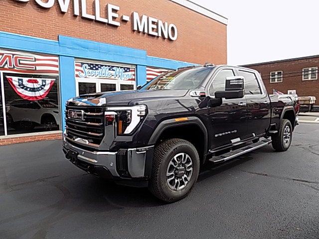 2026 GMC Sierra 2500 HD SLT in Titanium Rush Metallic — front three-quarter view