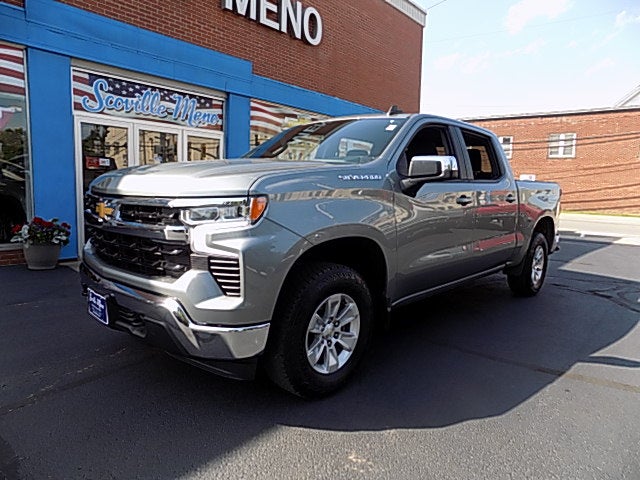 2023 Chevrolet Silverado 1500 LT in Sterling Gray Metallic — front three-quarter view