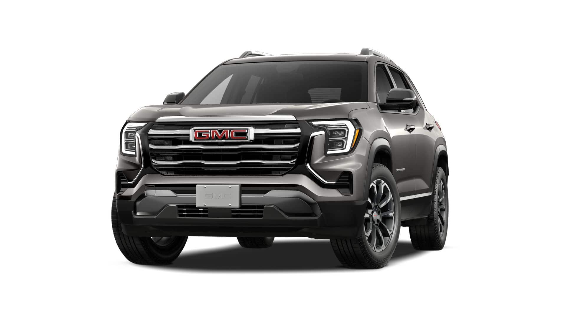 2027 GMC Terrain AWD Elevation in Sterling Metallic — front three-quarter view